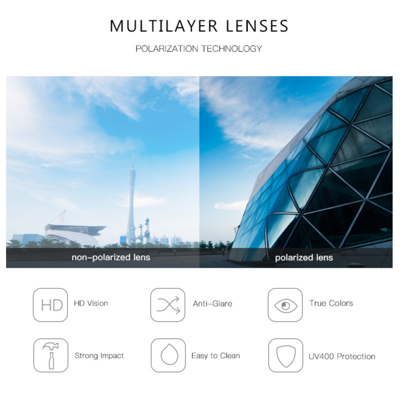 عینک آفتابی مستطیلی مورل مدل   78043C2POLARIZED