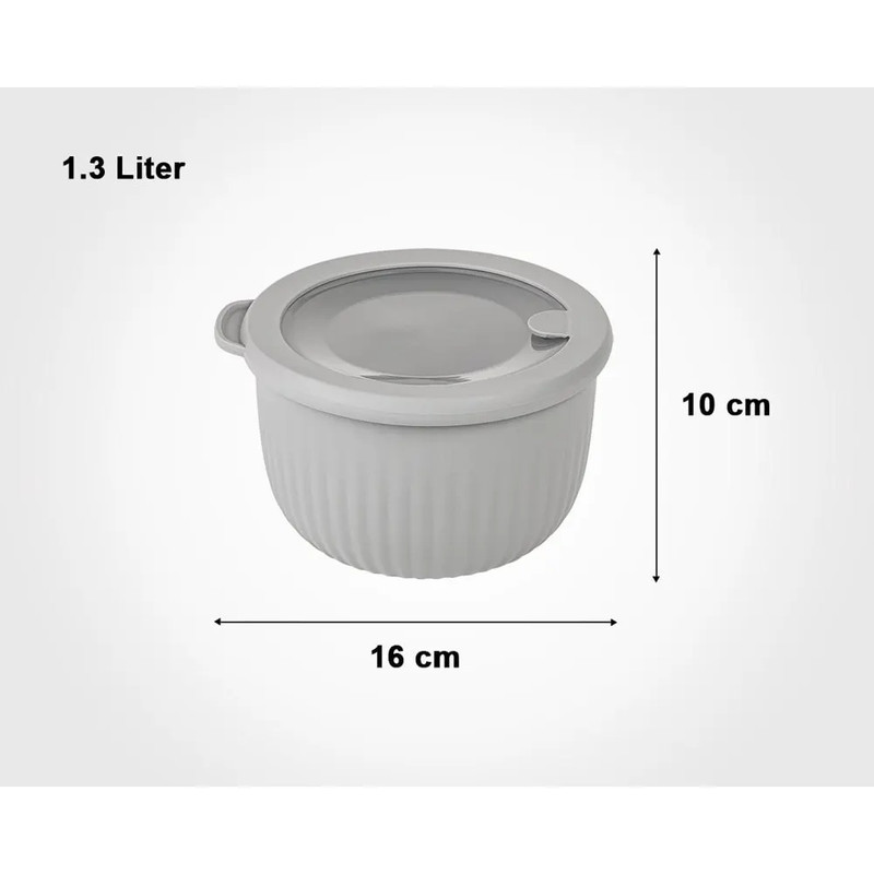 کاسه لیمون مدل درب دار  کد HS2223 مجموعه 3 عددی