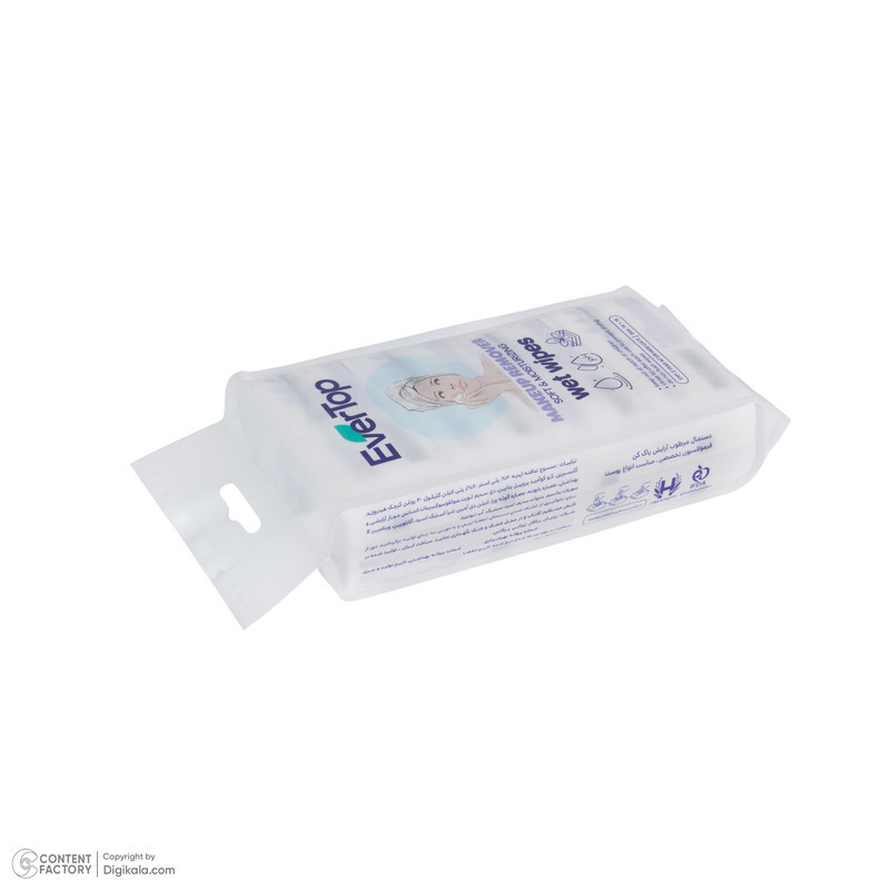 دستمال مرطوب پاک کننده آرایش اورتاپ مدل makeup remover soft