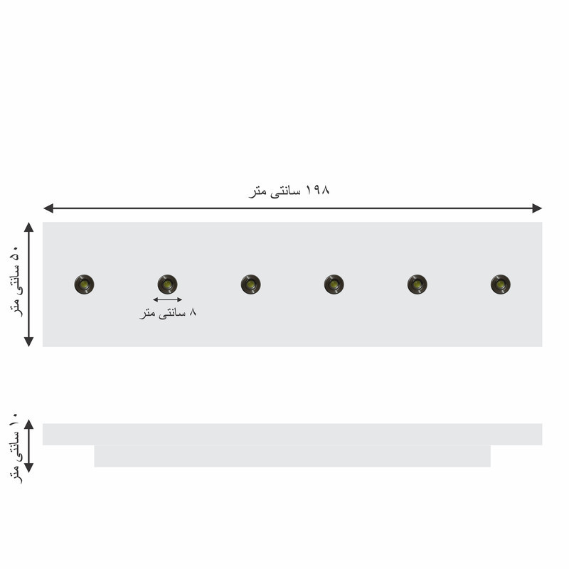 کناف پیش ساخته سقف مدل آرک طرح مستطیل راهرو