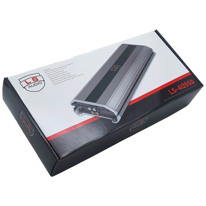 آمپلی فایر خودرو 4 کانال ال اس آدیو مدل LS-4125 SQ