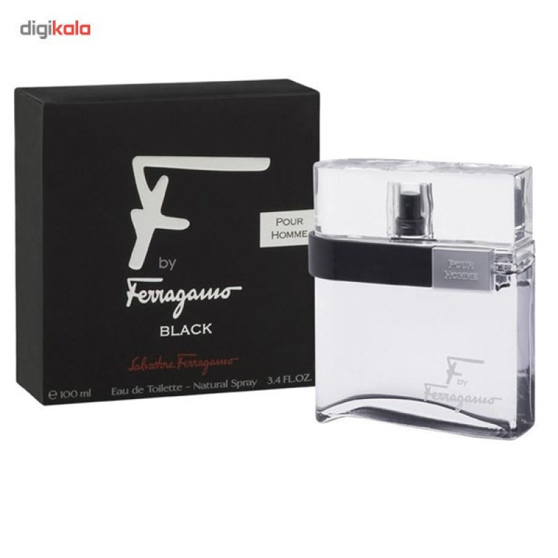 ادو تویلت مردانه سالواتوره فراگامو مدل F By Ferragamo Black حجم 100 میلی لیتر