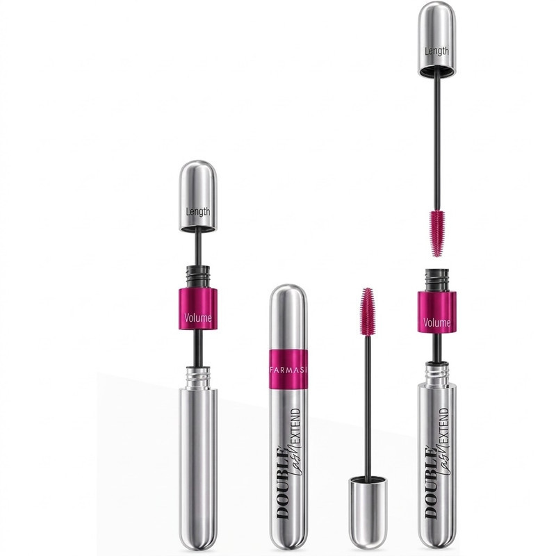 ریمل حجم‌دهنده و بلندکننده فارماسی مدل Double Lash Extend