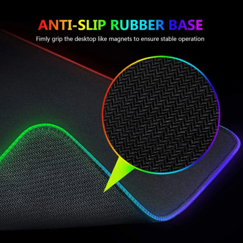 ماوس پد گیمینگ مدل RGB کد GMS_WT_5