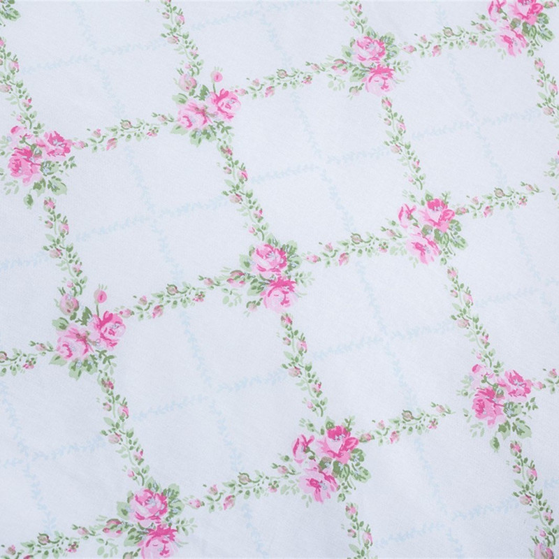 روکش لحاف پنبه انگلیش هوم مدل Rose Chain یک نفره سایز 220x160 سانتی‌متر