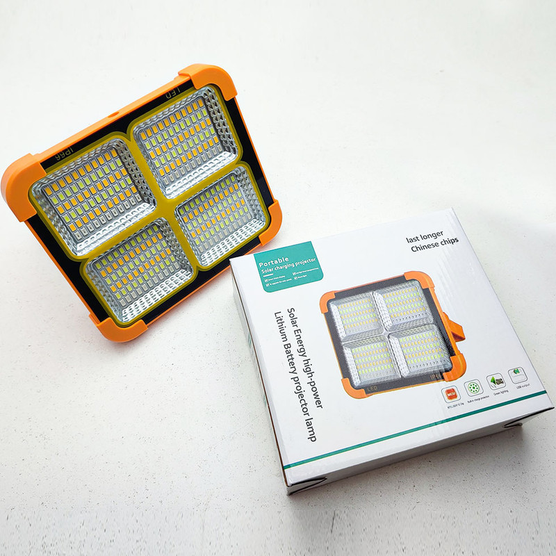 نورافکن  دستی مدل سولار خورشیدی IP66 کد 50X