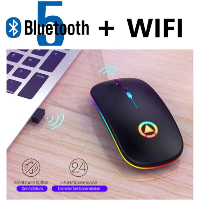 ماوس بی سیم مدل A2RGB PLUS BT5.2 WIFI