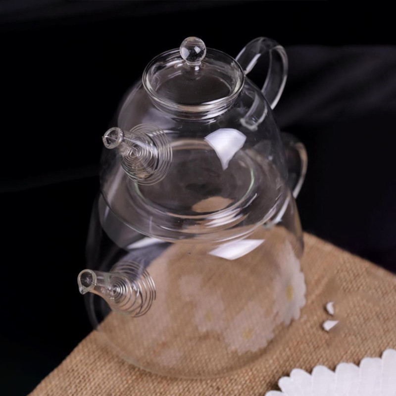 ست کتری و قوری مدل GLASS POT SET