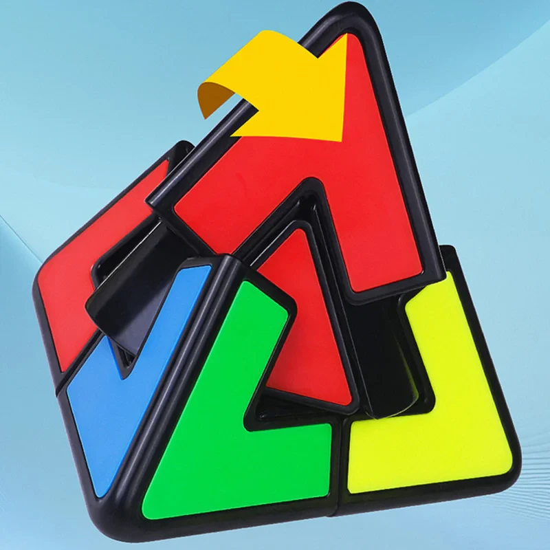 مکعب روبیک چی ای مدل هرم دوقلوی لایت کای وای QY Pyraminx Lite