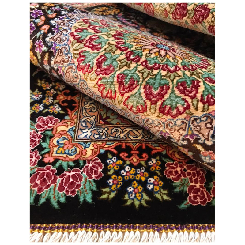 فرش دستبافت نیم متری طرح ترنجی کد YM.319-1