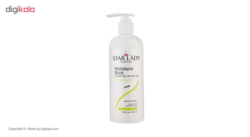 نرم کننده مو استار لیدی مدل Moisture Rich حجم 400 میلی لیتر
