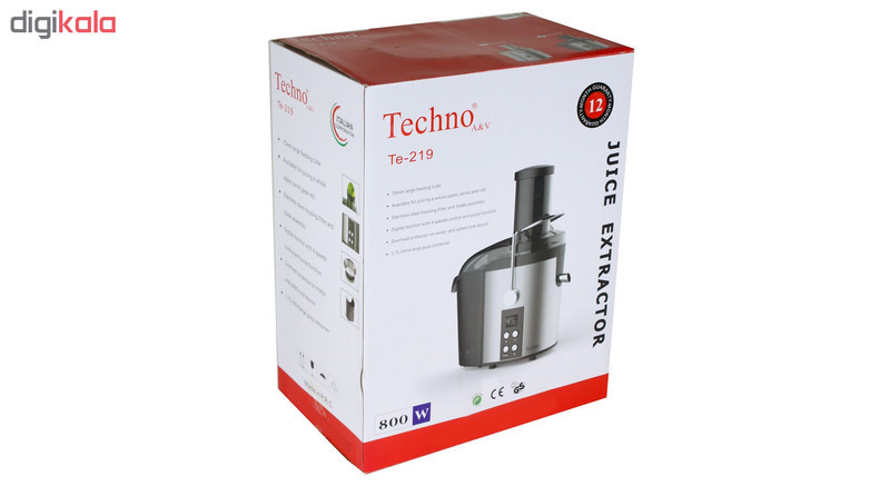 آب میوه گیری تکنو مدل Te-219