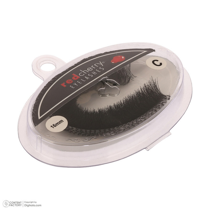 مژه مصنوعی رد چری مدل Classic Cluster Band کد 16 C بسته 10 عددی