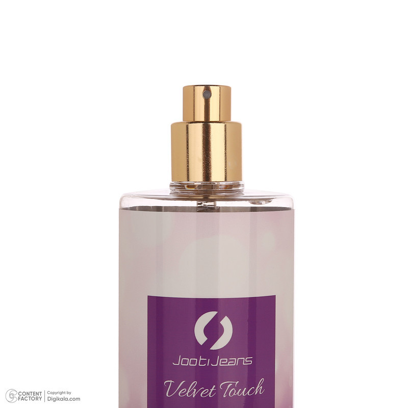 بادی میست زنانه جوتی جینز مدل velvet touch حجم 250 میلی‌لیتر
