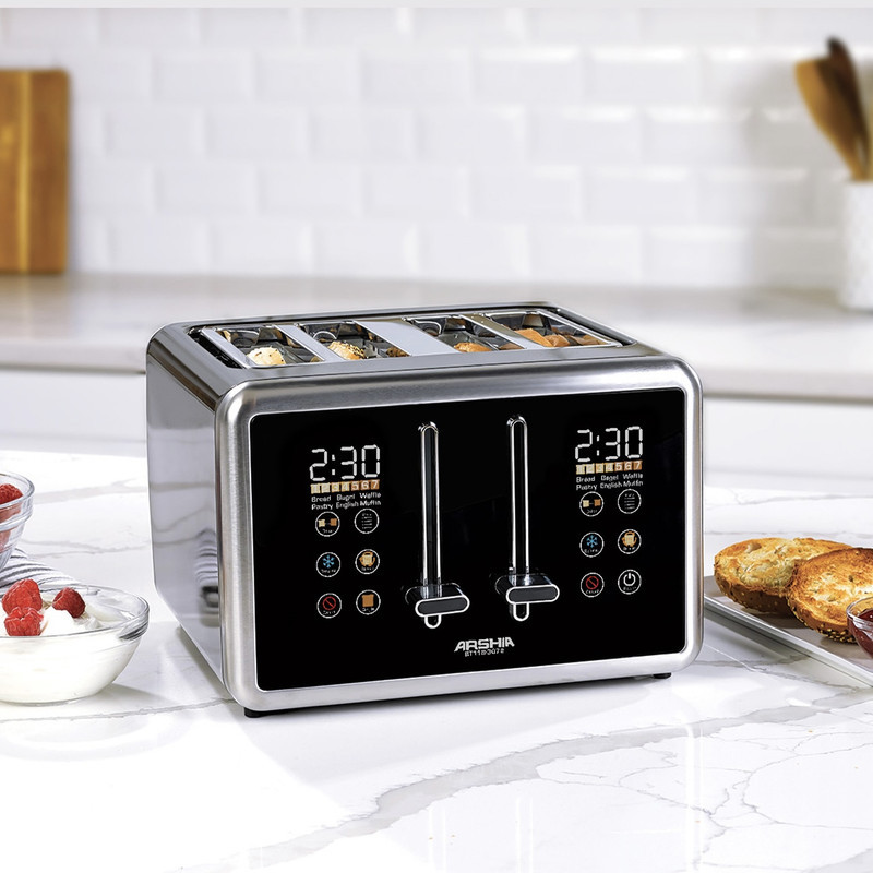 توستر 4 اسلایس عرشیا مدل BT118-3072