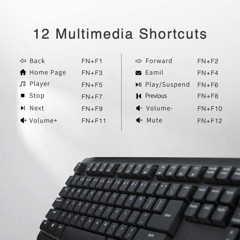 کیبورد و موس بی سیم رپو مدل X1800PRO