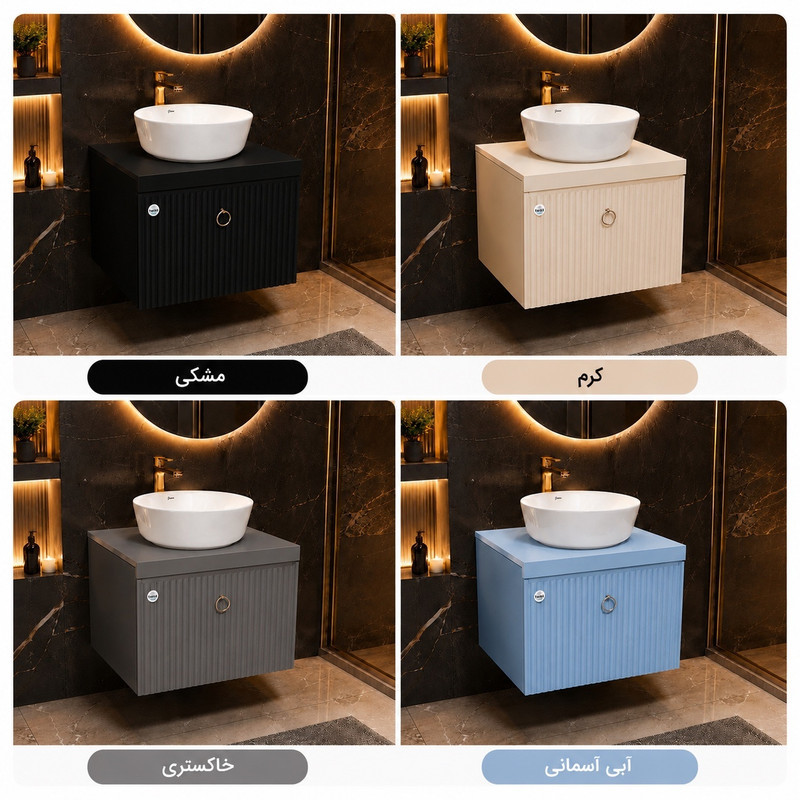 ست کابینت و روشویی توییس مدل ts 1037