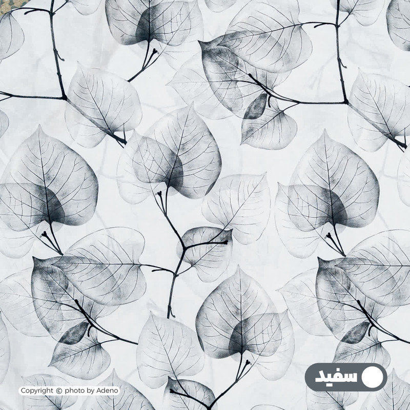 روکش لحاف مایکروفایبر آدنو مدل برگ کد CH166 دو نفره سایز 220x240 سانتی‌متر