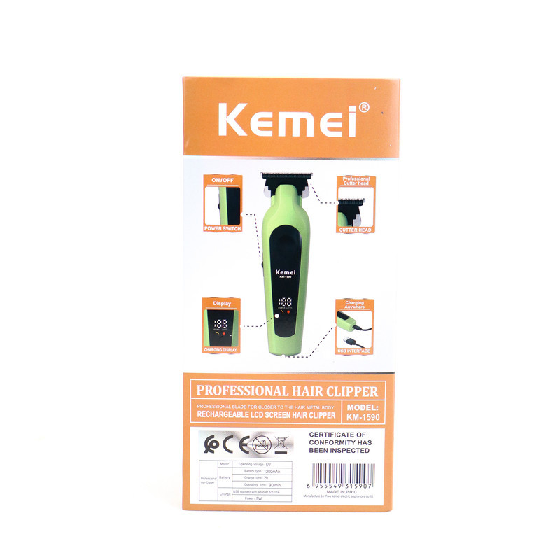 ماشین اصلاح موی سر و صورت  شارژی کیمی مدل KM-1590