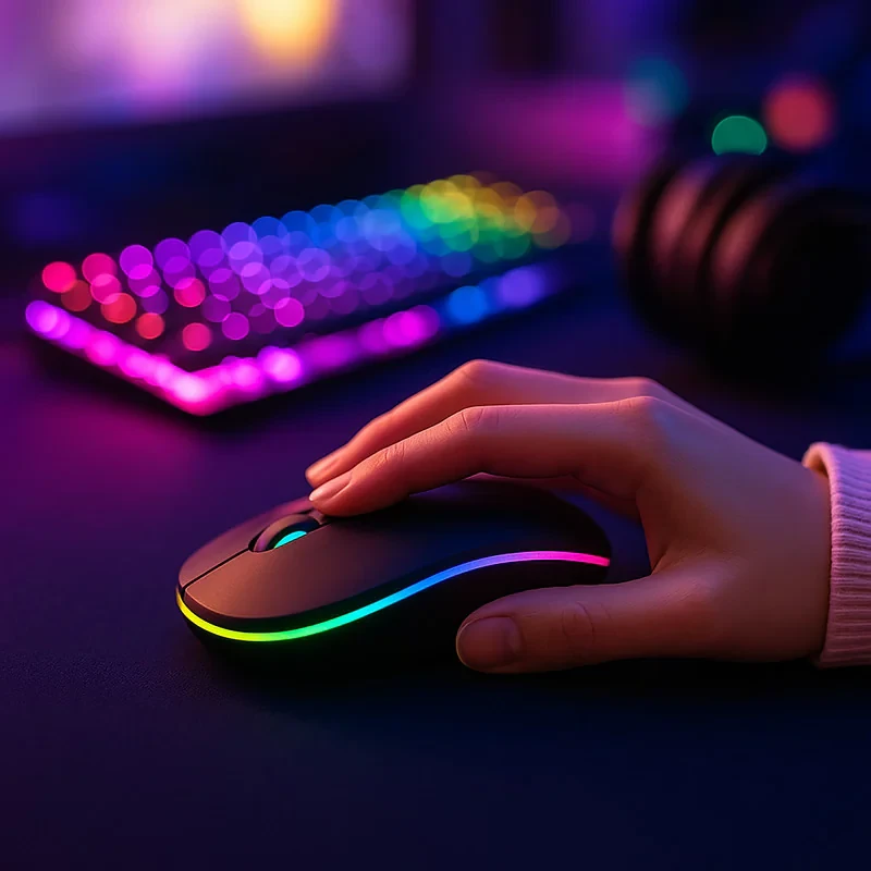 ماوس بی سیم مدل Silent RGB