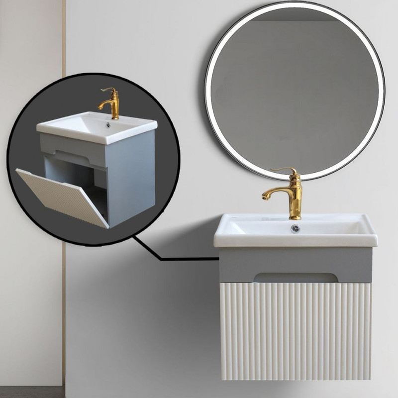 ست کابینت و روشویی بی اس سی مدل آنتیک