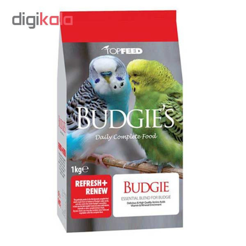 غذای خشک مرغ عشق تاپ فید مدل TopFeed Budgie's وزن 1 کیلوگرم