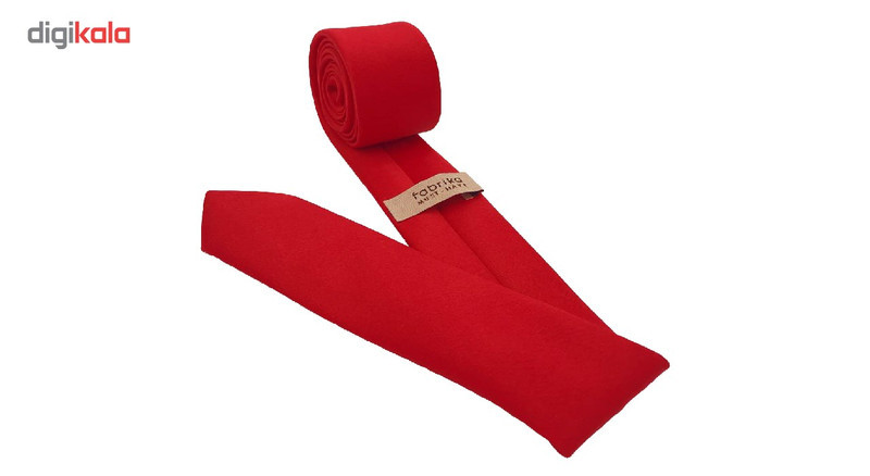 کراوات ساتن ساده هکس ایران مدل KS-RED