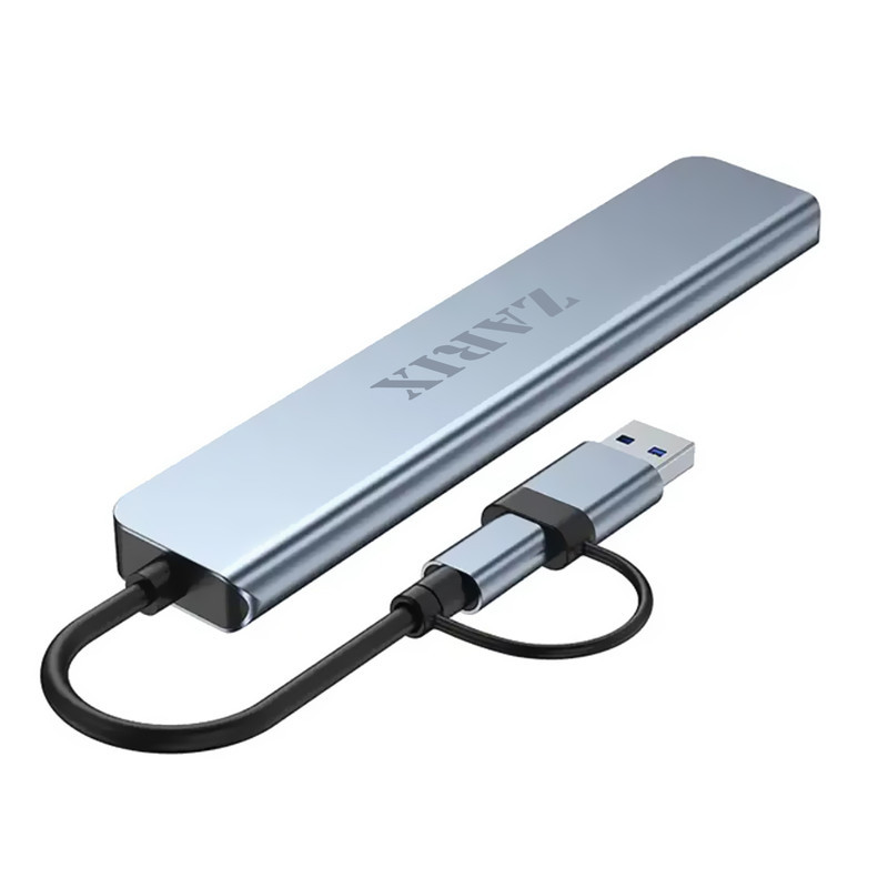 هاب 8 پورت USB 3.0USB-C زاریکس مدل Z8 Pro