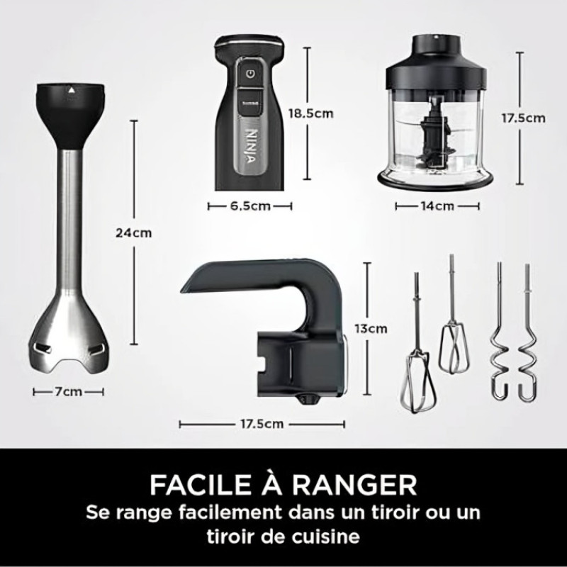 گوشت کوب برقی چندکاره 850 وات نینجا مدل CI100me