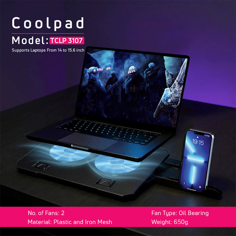 پایه خنک کننده  لپ تاپ تسکو مدل TCLP 3107