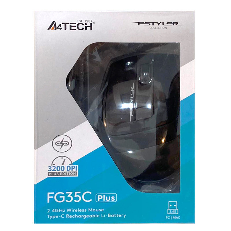 ماوس دوگانه بی‌ سیم و باسیم ای فورتک مدل FSTYLER_FG_35_C_PLUS