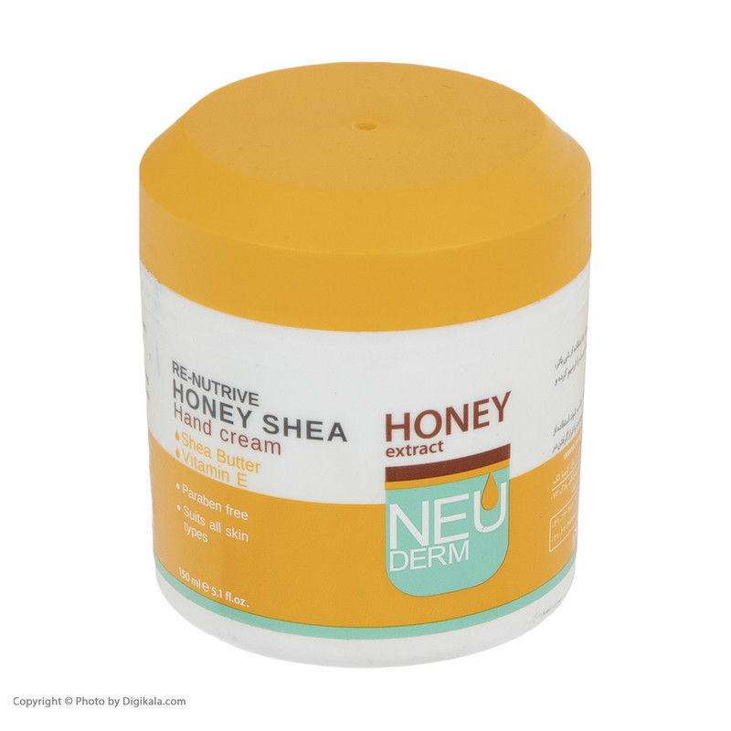 کرم دست نئودرم مدل Honey Shea حجم 150 میلی‌لیتر