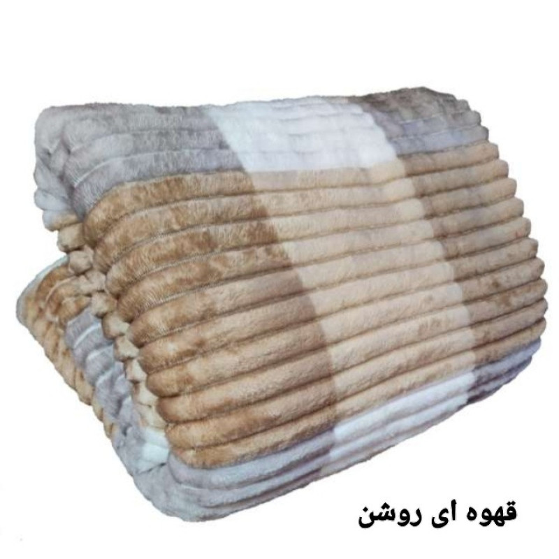 پتو مسافرتی طرح پلیسه کد W200  سایز 150×200 سانتی متر