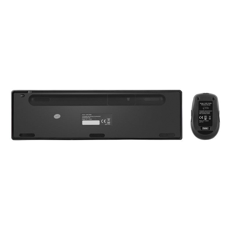 کیبورد و ماوس گیمینگ فاطر مدل CWR-7000B، سوییچ ممبران، Full-Size، نورپردازی RGB