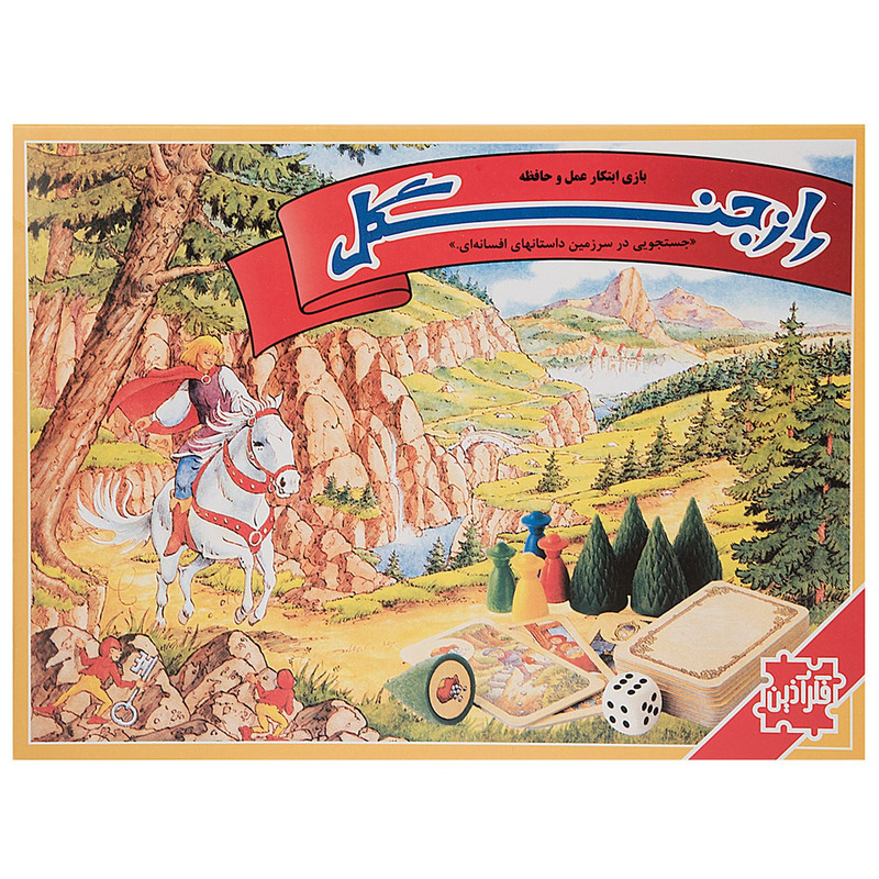 بازی فکری بردگیم راز جنگل مدل فکرآذین مناسب 2 تا 6 نفر، ژانر استراتژی، درجه سختی آسان، مدت زمان کمتر از یک ساعت، شامل کارت مقوایی، مهره پلاستیکی، تاس و صفحه بازی، مناسب کودک و نوجوان