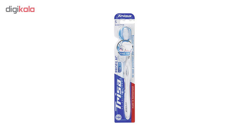 مسواک تریزا مدل Profilac Fine Tip Sensitive با برس نرم