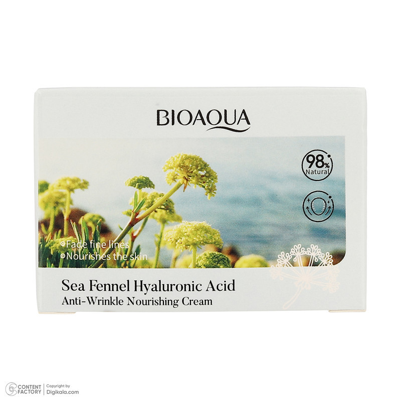 کرم ضد چروک بی آکوا مدل Sea Fennel مناسب برای انواع پوست وزن 60 گرم