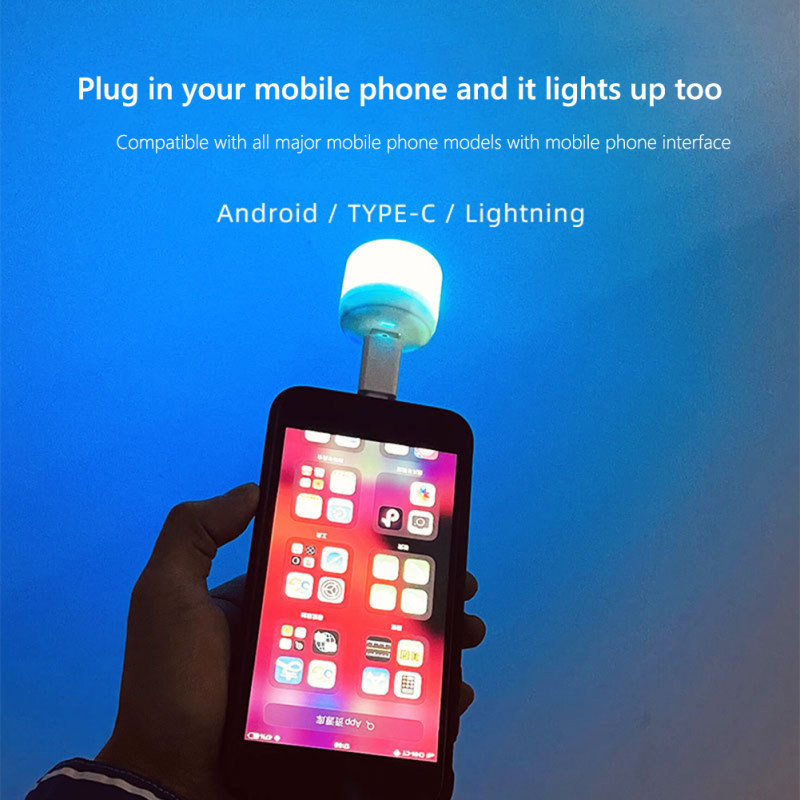 چراغ قوه مدل USB LIGHT بسته 2 عددی