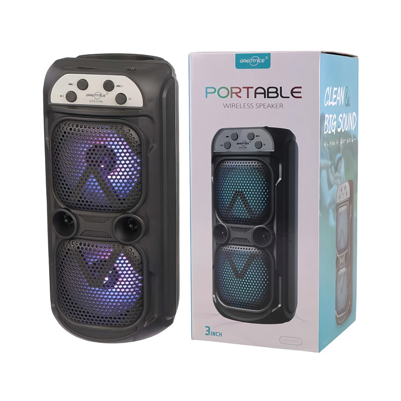 اسپیکر بلوتوثی قابل حمل گریت نایس مدل GTS-2163