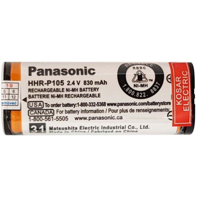باتری تلفن بی سیم پاناسونیک مدل HHR-P105-DM
