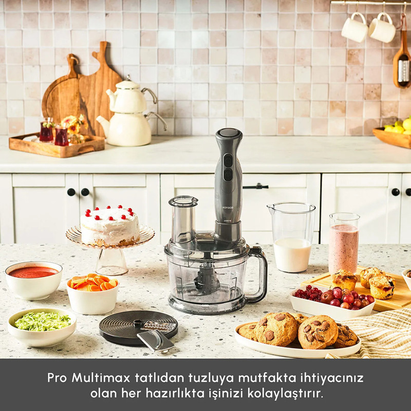 غذاساز چندکاره 2000 وات کاراجا مدل Pro Multimax