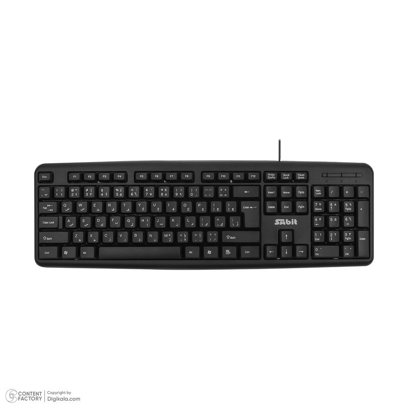 کیبورد سابیت مدل K-4200، سوئیچ ممبران، Full-size