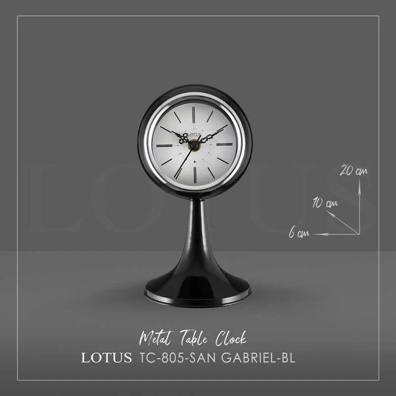 ساعت رومیزی لوتوس مدل TC-805-BL-SAN GABRIEL
