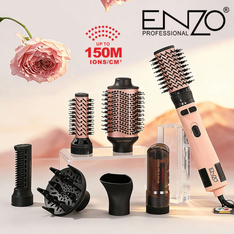 سشوار چرخشی 1500 وات انزو پروفیشینال مدل EN-760A 7in1