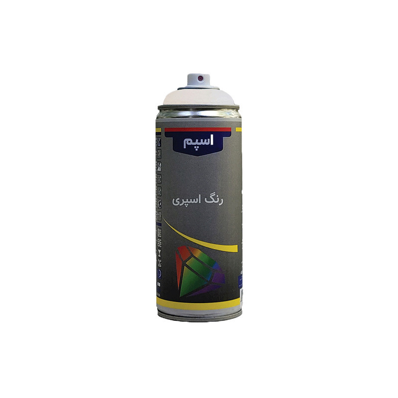 اسپری رنگ سفید مات اسپم مدل sp6 حجم 400 میلی لیتر مجموعه 6 عددی