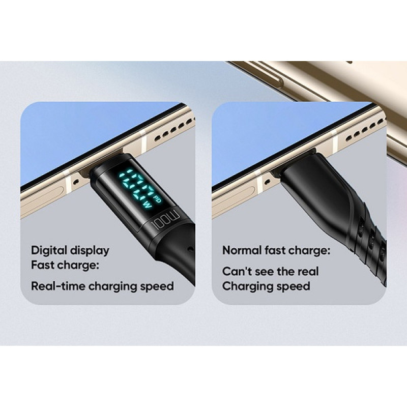 کابل USB-C مک دودو مدل Digital HD 100W PD Fast Charge طول 1.2 متر
