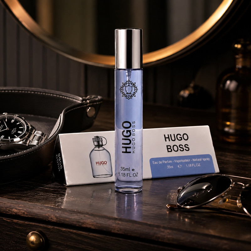 ادو پرفیوم مردانه هارلینگن مدل Hugo Boss با رایحه خنک حجم 35 میلی لیتر