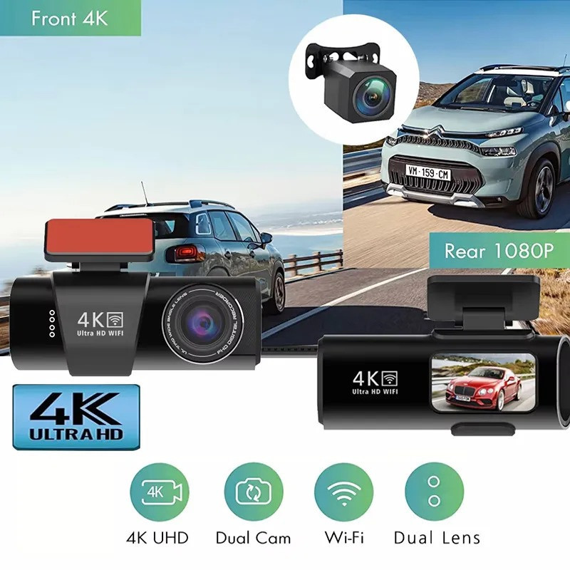 دوربین ثبت وقایع خودرو اتوویژن مدل Autovision 507 به همراه دوربین عقب