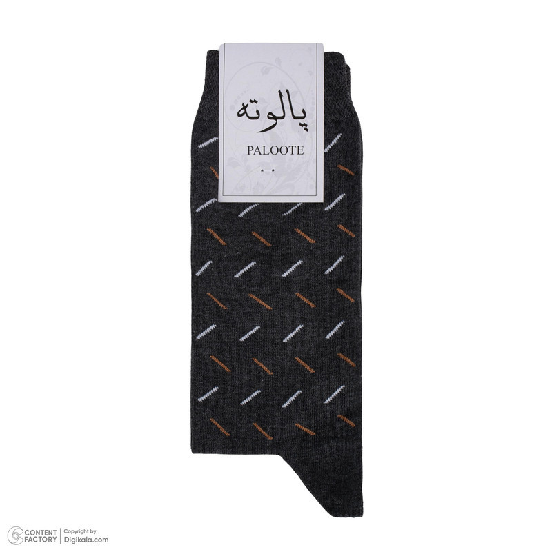 جوراب ساق بلند مردانه پالوته طرح راه‌راه مدل P3