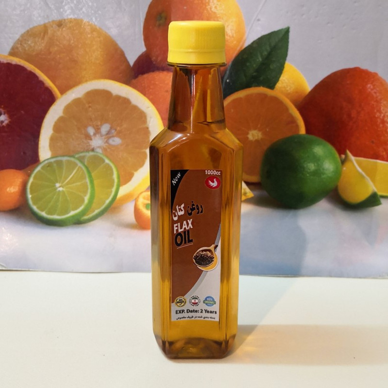 روغن کتان پامکا مدل پرس سرد حجم 250 میلی لیتر